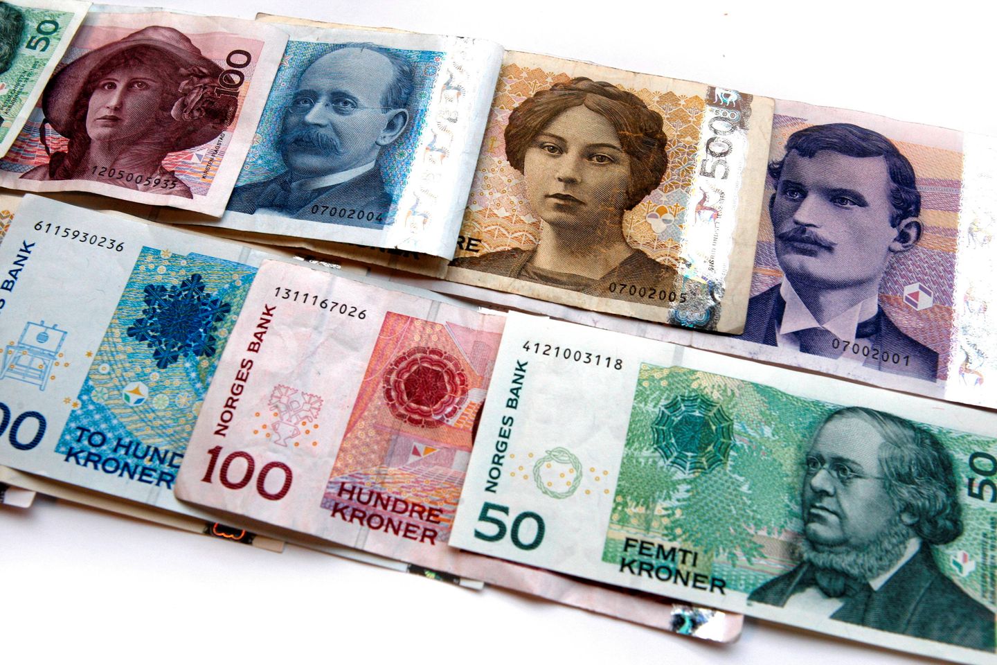 nye norske penger bank